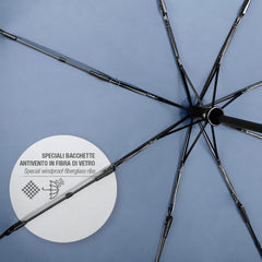 Ombrello pieghevole Apri e Chiudi Antivento Perletti Technology