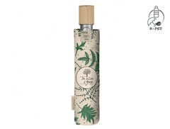 Ombrello donna mini automatico fantasia foglie Perletti Green