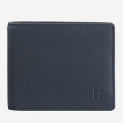 Portafoglio uomo in pelle RFID con portamonete Colorful DuDu Azzorre