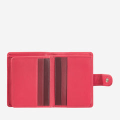 Portafoglio piccolo da donna in pelle RFID Colorful DuDu Bilbao