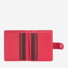 Portafoglio piccolo da donna in pelle RFID Colorful DuDu Bilbao