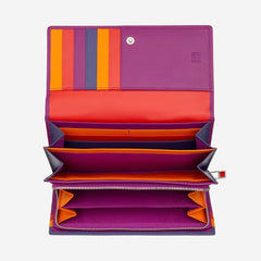 Portafoglio RFID DuDu Madeira colorato da donna in pelle portamonete Colorful